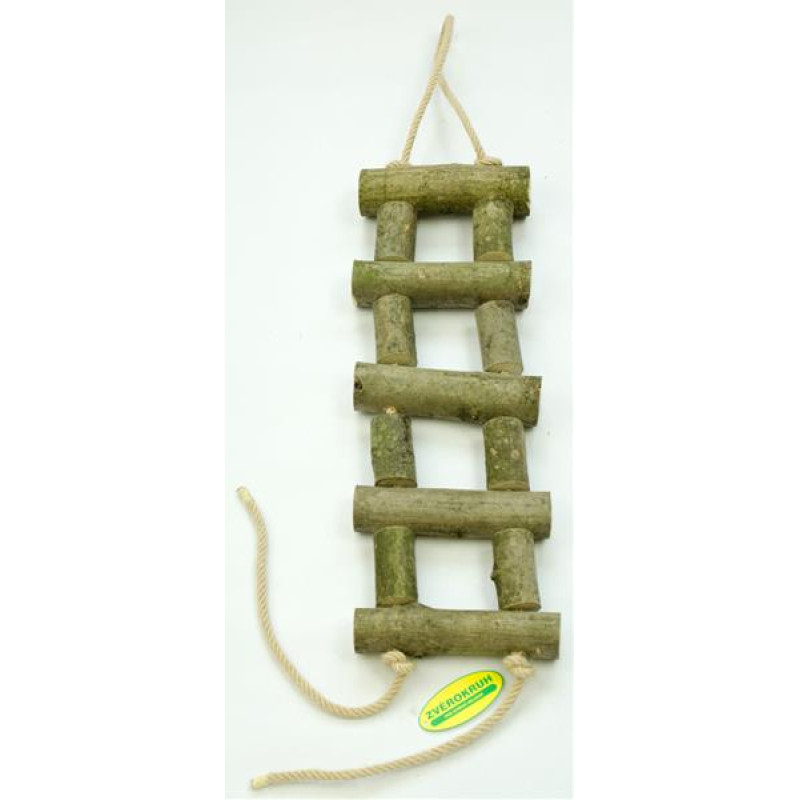 Žebřík dřevěný přírodní silnější 40 cm