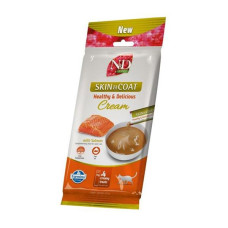 N&D QUINOA Cat Cream pamlsek Skin & Coat Salmon Adult 60 g