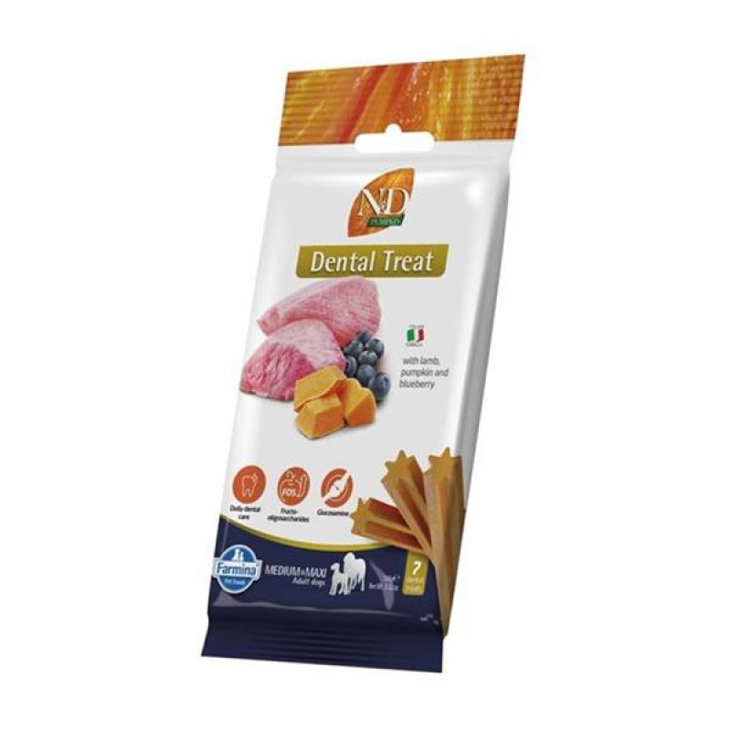 N&D PUMPKIN Dog Dental Snack Lamb Adult Medium & Maxi 100 g