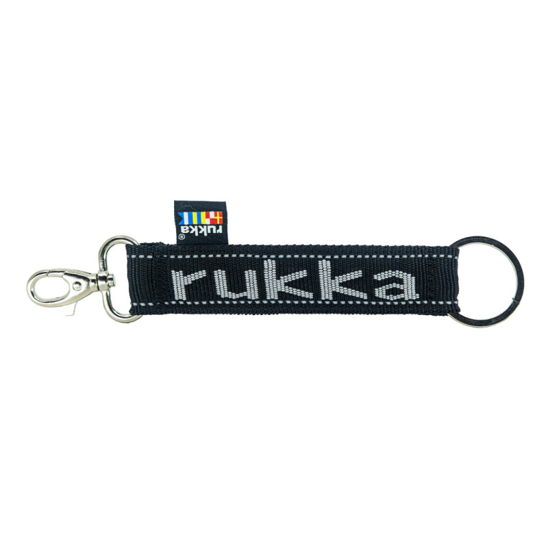 Rukka Solid klíčenka s logem černá