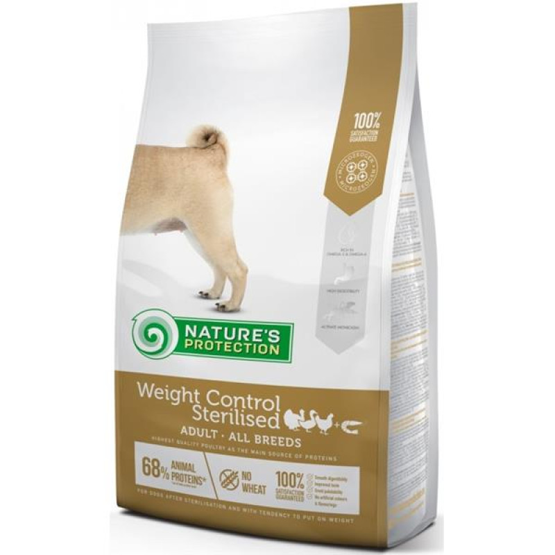 Nature's Protection Dog Dry Weight Control Sterilised 4 kg