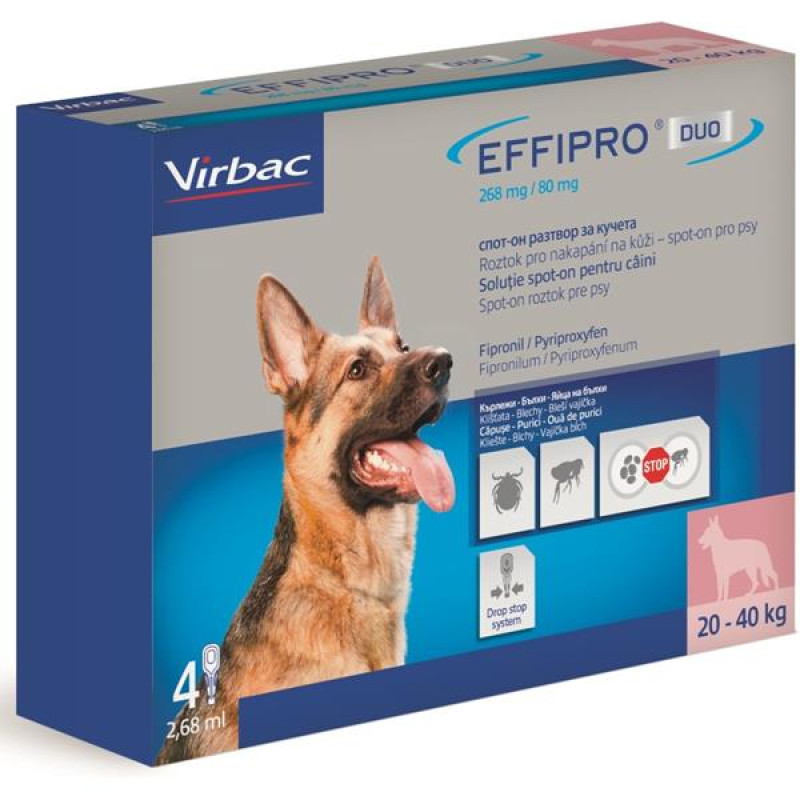 Effipro Duo L 268/80 mg spot-on 4 x 2.68 ml