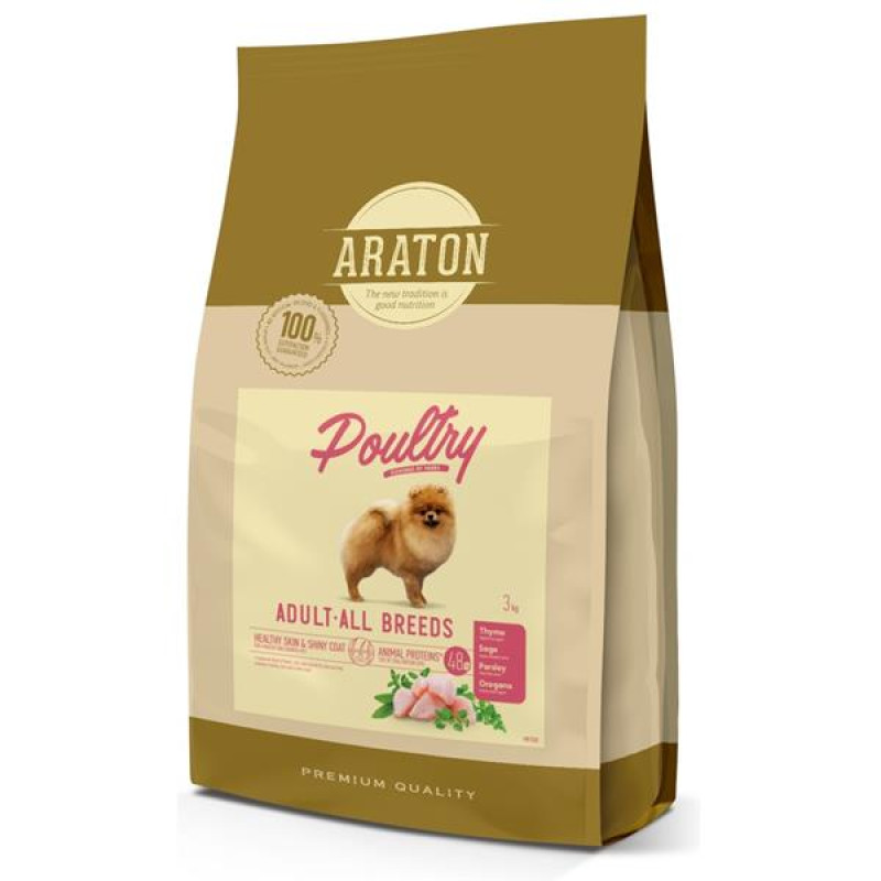Araton Dog Dry Adult Poultry 3 kg