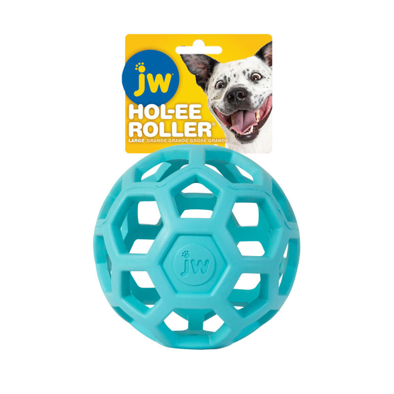 JW Hol-EE děrovaný míč 13cm Large - mint