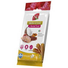 N&D QUINOA Dog Dental Snack Skin & Coat Quail Adult Medium & Maxi 100 g