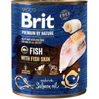 Brit Premium by Nature Dog konz. - Fish with Fish Skin 800 g