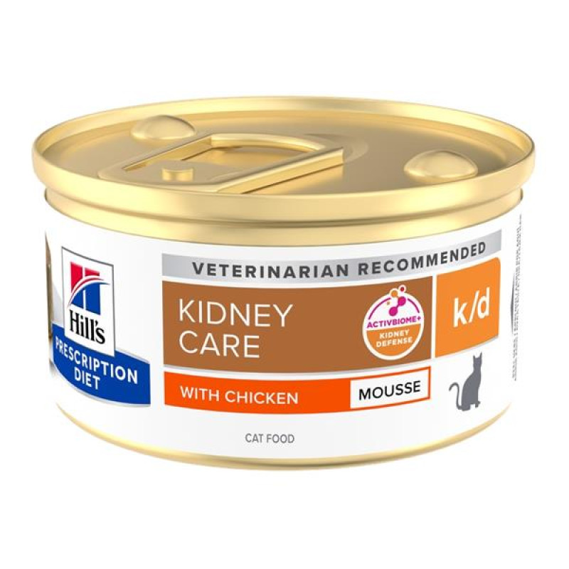 Hill's Prescription Diet Feline k/d Mousse pěna kuře 85 g