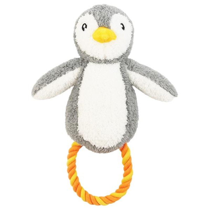 Hračka plyš vánoč. Pebble tučňák s provazem 28cm HP