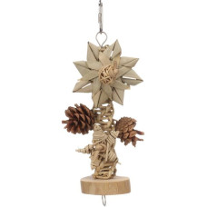 Hračka pták přírodní Elin Flamingo 10x6x23cm