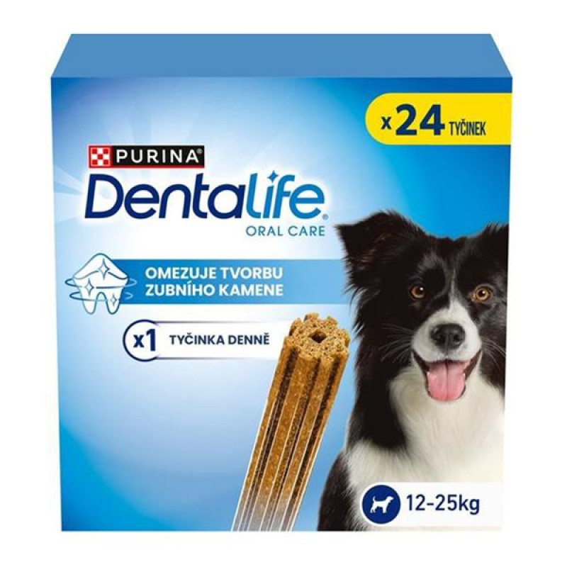 Purina DentaLife Medium Multipack 15 - 25 kg 24tyčinek