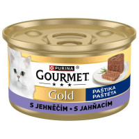 Gourmet Gold cat konz.-paštika s jehněčím 85 g