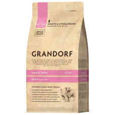 Grandorf Cat granule Kitten - Jehně a krocan 8kg