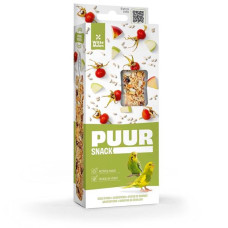 PUUR tyčinky pták andulka šípek&jablko 2ks, 60g