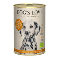 Dog's Love konzerva Bio Krocan 400g