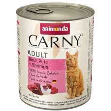 Animonda Carny cat  konz. - hovězí, krůta, ráčci 800 g