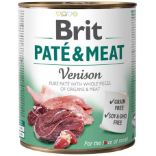 Brit Paté & Meat konz. Venison 800 g