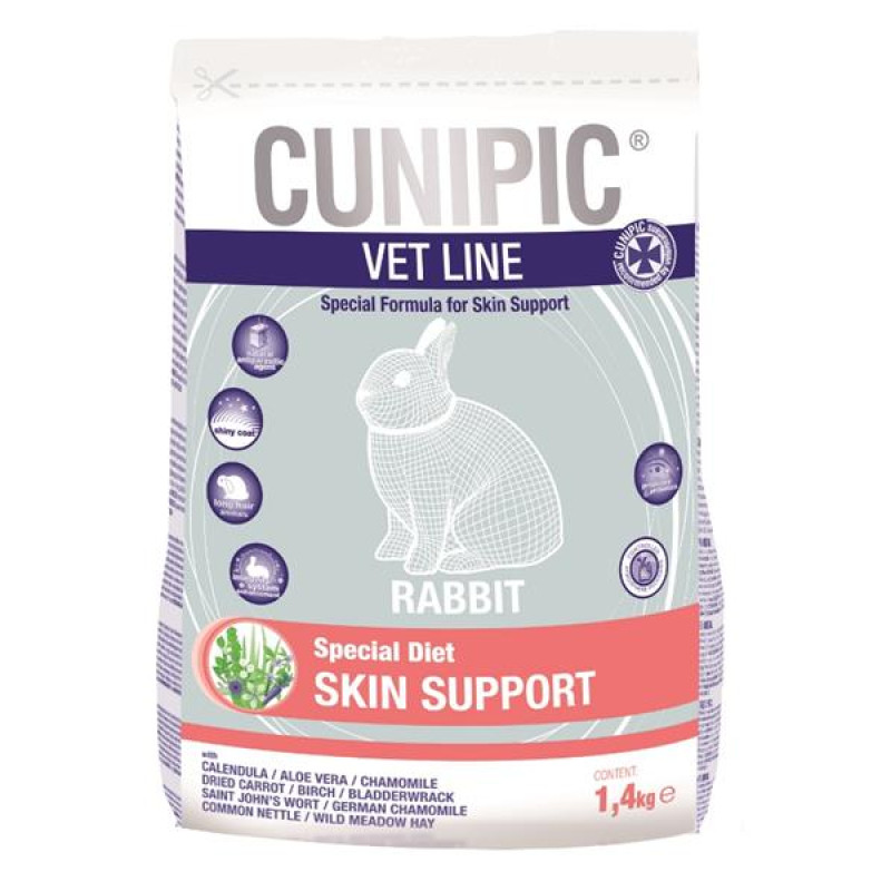 Cunipic VetLine Rabbit Skin support 1,4 kg