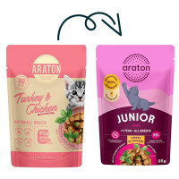 Araton Cat kaps. Kitten Turkey/Chicken 85 g