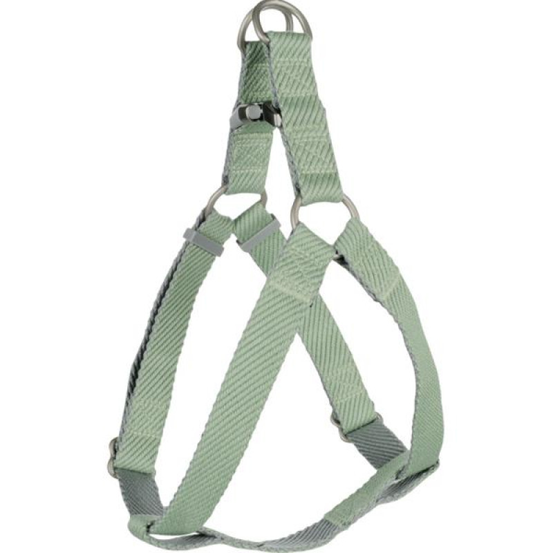 Postroj nylon Elly zelený L 2,5x40-70cm Flamingo