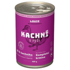 Louie konz. pro psy kachní s rýží 400 g