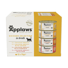 Applaws konzerva Cat Multipack Kuřecí 12x70g
