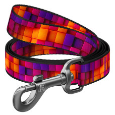 WAUDOG vodítko nylon 3D kostky  (M/122cm/2cm)