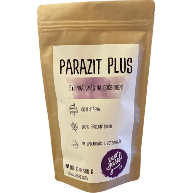 Parazit PLUS 100g   (přírodní odčervovadlo ze směsi bylinek) 