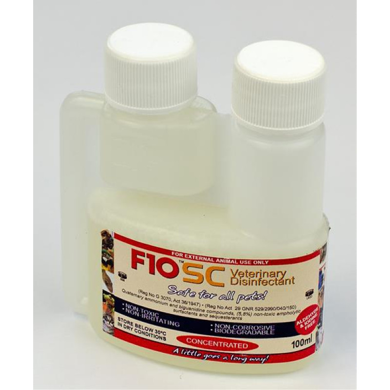 F10SC - vet.desinfekce povrchů, nástrojů 100ml