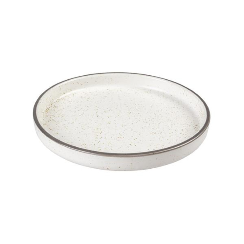 Talířek keramický Stone Speckle 150ml bílá