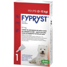 Fypryst spot on a.u.v. S (pes 2-10kg) sol 1x0,67 ml