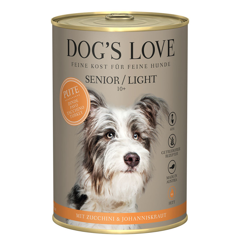 Dog's Love konzerva Krocan Senior/Light Classic 400g