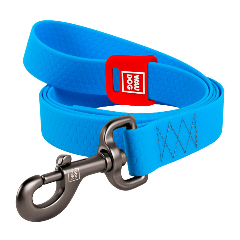 WAUDOG vodítko voděodolné Collartex modré (183cm/2,0cm)