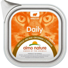 Almo Nature Daily Menu cat van. telecí 100g
