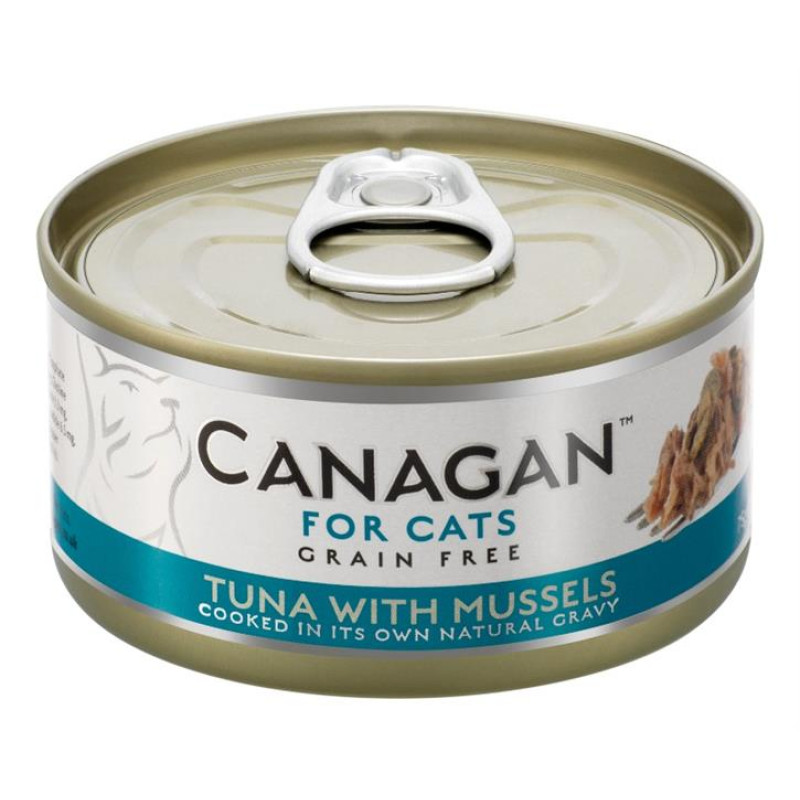 Canagan Cat konz. - Tuňák a mušle 75 g