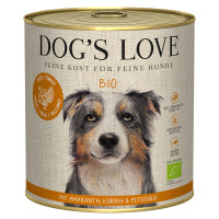 Dog's Love konzerva Bio Krocan 800g