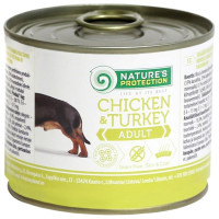 Nature's Protection Dog konz.Adult kuře/krůta 200 g