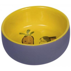 Miska hlod. keramická s obrázkem šedožlutá 250ml