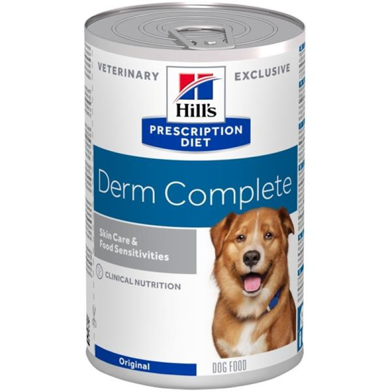 Hill's Prescription Diet Canine Derm Complete konzerva 370 g