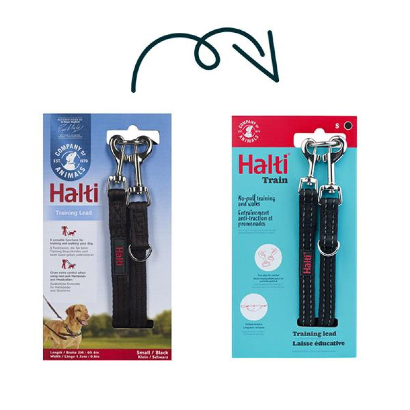Vodítko nylon přepínací tréninkové Halti 2 m, small COA