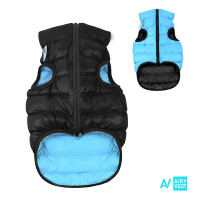 AiryVest bunda pro psy černá/modrá  M 50