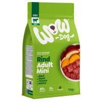 WOW Dog granule Hovězí Adult 1kg Minis