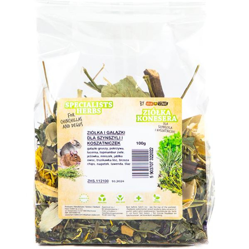HamStake Specialist Herbs&Branches Chinchilla 100g