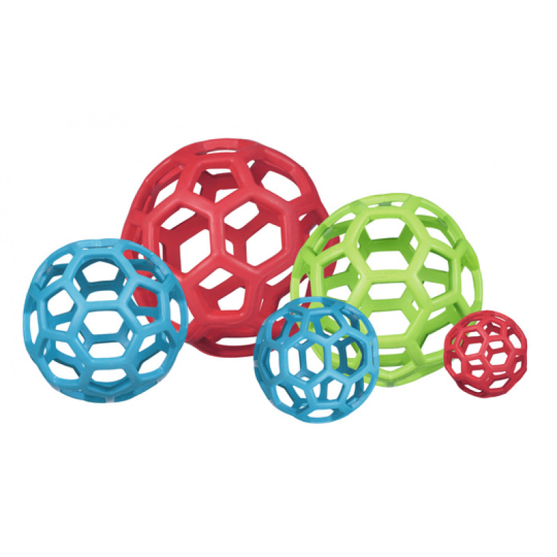 JW Hol-EE děrovaný míč - mix barev -  8cm Small