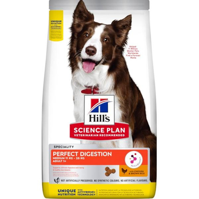 Hill's Science Plan Canine Perfect Digestion Medium 14 kg