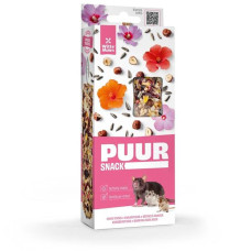 PUUR tyčinky dr.savec lísk.ořech&ibišek 2ks, 90g