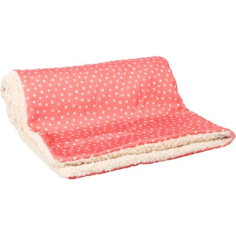 Deka Lief srdíčka 100x70cm Flamingo