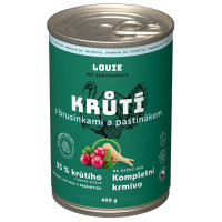 Louie konz.pro psy krůtí, brusinky,prebiotika 400g