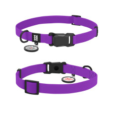 WAUDOG obojek voděodolný Collartex Magnet fialový QR (26-35cm/1,5cm)