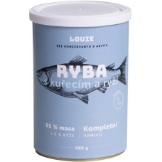 Louie konz. pro psy ryba s kuřecím a rýží 400 g
