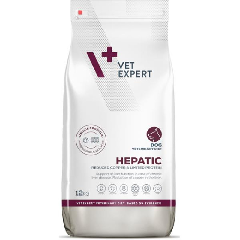 VetExpert VD 4T Hepatic Dog 12kg